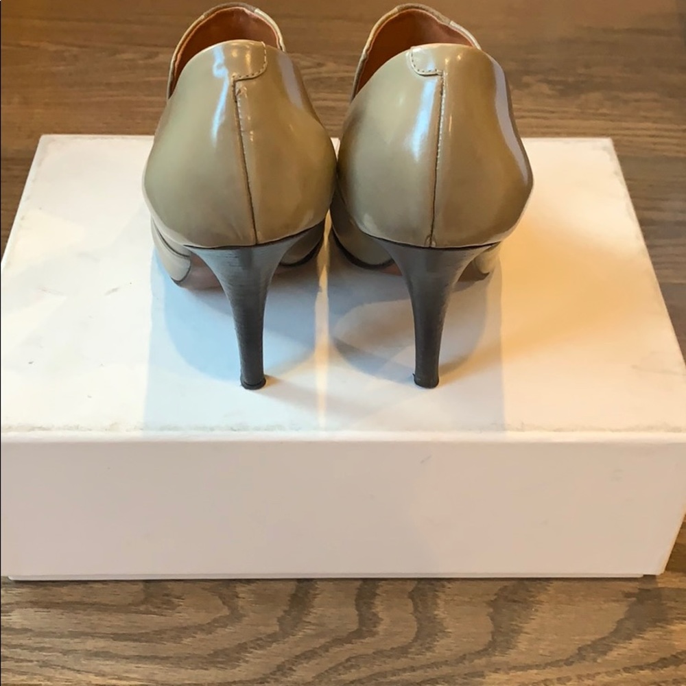 Celine leather and suede loafer pump - Picture 5 of 7
